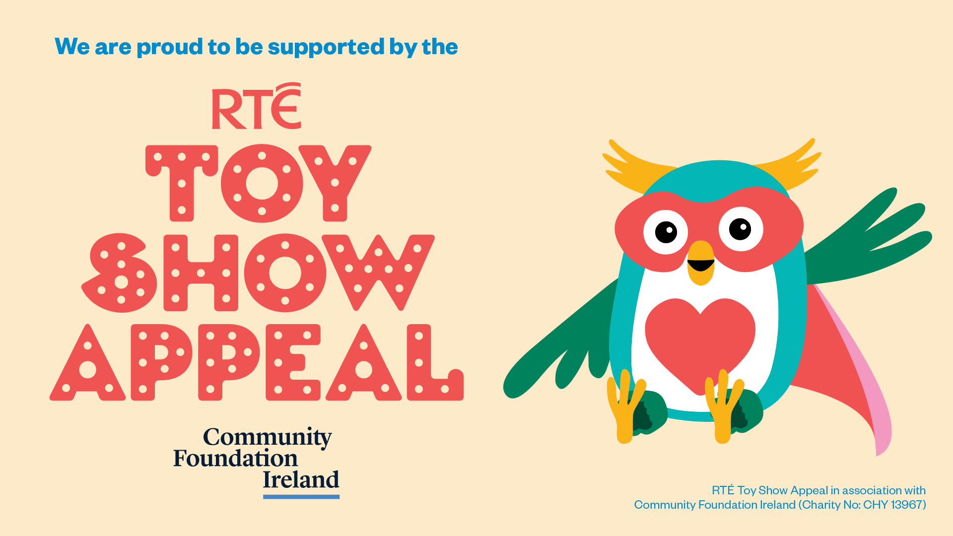 Official Logo for the RTÉ Toy Show Appeal
