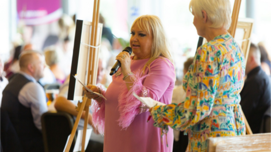 Image of Marian Nicholas at the Mencap NI Race Day
