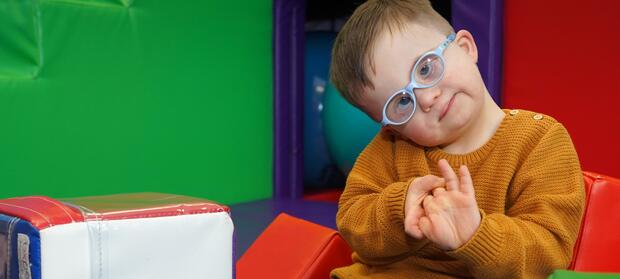 Aaron at Mencap Children's Centre