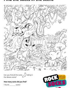 A line drawing on an A4 sheet of paper